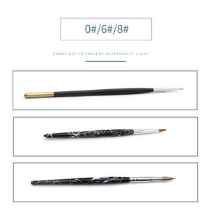 "การบำบัดโรคช่องปากการฟื้นฟูความงามแปรงสีดำ Op ทันตกรรมปากกาเคลือบฟันสำหรับช่างเทคนิค" - Product Image 4