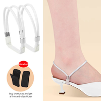 Sangles de chaussures élastiques à la cheville Sangles de talon détachables pour maintenir les lacets lâches à talons hauts