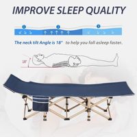 Lit de camp pliable portable léger et imperméable pour l'extérieur, idéal pour le camping, la randonnée et les voyages – Vente en gros sur mesure