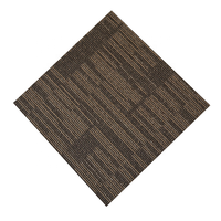 Dalles de moquette modulaires de luxe pour hôtels et chambres, moquette antistatique en polypropylène pour restaurants et bureaux, dalles de moquette emboîtables