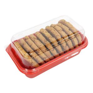 Einweg-Bäckerei-Kuchen- und Gebäckbehälter aus PET-Kunststoff mit Deckel für Backwaren, Desserts, Brownies und Kekse - Product Image 5