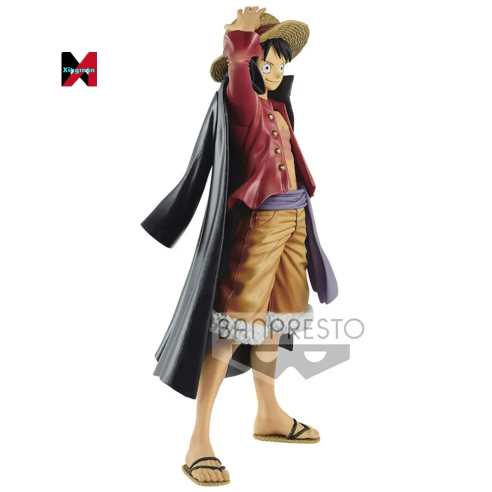 Xm một pieced DXF wano quốc gia mũ rơm luffy áo choàng đen PVC phim hoạt hình mô hình Đồ chơi hành động nhân vật