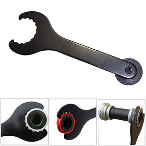 Clé à molette pour axe de vélo en alliage d'aluminium, <span class=keywords><strong>DUB</strong></span>, outil multifonctionnel intégré à dents pour le démontage et l'installation de disques - Product Image 2