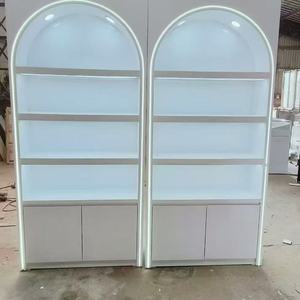 Vitrine de présentation de produits pour salon de beauté, présentoir de produits de soin de la peau, armoire à maquillage, étagère de rangement, personnalisation haut de gamme - Product Image 6