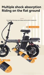 Bicicleta Eléctrica <span class=keywords><strong>de</strong></span> Carretera, la Más Económica, con GPS Avanzado, Inteligente, con Bluetooth, para Golf Acuático, para 2 Adultos, Tipo Taxi, con Correa - Product Image 5