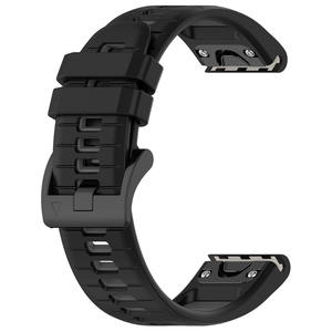 Bracelets de poignet en silicone de qualité supérieure RYB bicolores pour Garmin Insintct 2 Forerunner 955 <span class=keywords><strong>Fenix</strong></span> <span class=keywords><strong>7</strong></span> <span class=keywords><strong>Epix</strong></span> 2 20 mm 22 mm 26 mm - Product Image 1