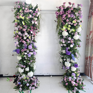 SPR Purple Rose Artificial Flower Arrangement Wedding Centre Table Aisle Runner Decoration Premium <strong>Floral</strong> Mariage Wedding - Product Image 5