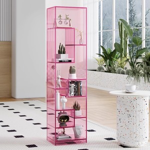 Customizable Modern Luxury Acrylic Floor-Standing <strong>Shelves</strong> Counter Shopping Mall Retail Store showcase Display Cabinet <strong>Design</strong> - Product Image 4
