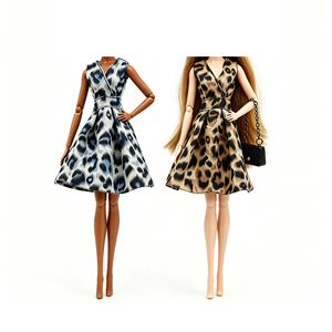 Ropa de <span class=keywords><strong>Muñeca</strong></span> Supermodelo de Alta Calidad, Nuevo Estilo, Vestido Floral de 30 cm, Accesorio de Juguete Miniatura, Escala 1:6 - Product Image 3