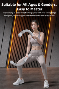 <span class=keywords><strong>Cuerda</strong></span> de Batalla Inalámbrica Portátil para Gimnasio y Fitness, Entrenamiento de Fuerza para Pecho y Brazos, Antideslizante, Resistente, <span class=keywords><strong>con</strong></span> Resorte, Sin <span class=keywords><strong>Cuerda</strong></span> - Product Image 3