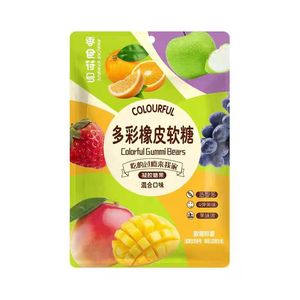 도매 OEM ODM 맞춤형 할랄 인증 벌크 스위트 젤라틴 펙틴 구미 캔디 신맛 과일 맛 만화 모양 1KG 병 - Product Image 5