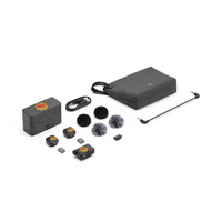 Microfono Wireless Mic Mini (2 TX + 1 RX + Custodia di Ricarica) con Cancellazione del Rumore e Limitazione Automatica per Vlog e Streaming
