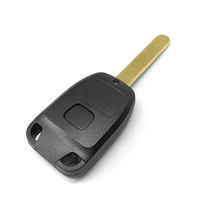 Carcasa de Llave Inteligente de 5 Botones, Universal, para Vehículos, Repuesto de Control Remoto, con Hoja Virgen