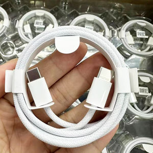 Cable de Carga Trenzado de Nailon de 1M 60W, USB-C a USB-C, Calidad Original, Carga Rápida, Cable de Datos para iPhone 16 15 Pro Max - Product Image 3