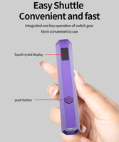 Lampe à ongles portable mini format stylo 230mAh, lampe UV pour séchage rapide du vernis gel avec support magnétique