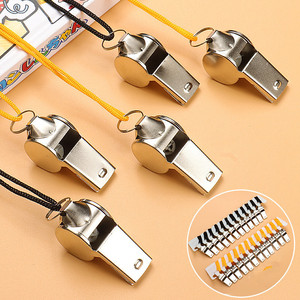 Silbato de Acero Inoxidable para Emergencias, Supervivencia, Deportes al Aire Libre, Entrenamiento, Competición, Ejercicio - Product Image 1