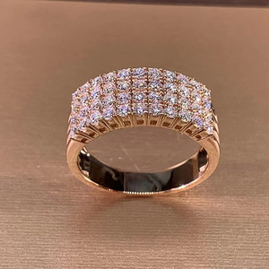 Elegante Anello di Fidanzamento Geometrico per Donne, Gioiello da Dito Scintillante e alla Moda - Product Image 5