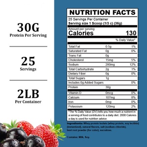 OEM bubuk Protein Whey Creatine Sport suplemen nutrisi penggemuk otot gemuk badan pre-workout bedak - Product Image 5