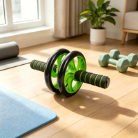 Rouleau abdominal pliable léger pour l'entraînement du tronc et du corps