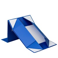 Boîte d'emballage rigide personnalisée en forme de livre avec éponge, logo personnalisé, carton recyclable, estampage, directement de l'usine, économique, pour envoi et cadeau