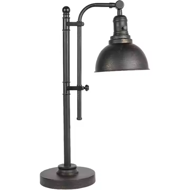 American country desk lamp retro style adjustable height ironwork office and cafe lamp