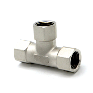 Raccordi per tubi raccordi per tubi raccordo a <span class=keywords><strong>t</strong></span> in ottone per gas - Product Image 2