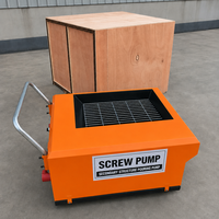 Pompe à béton portable mini électrique à vis, prix usine, pour le transport de béton dans la construction murale