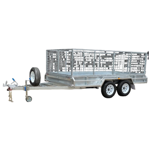 Remorque Tandem GOTRAILER 12x6 Galvanisée à Chaud avec Freins |   2000 kg ATM |   Lampes LED |   Pneus de 14 pouces |   <span class=keywords><strong>Roue</strong></span> de secours/cage de protection en option | - Product Image 1