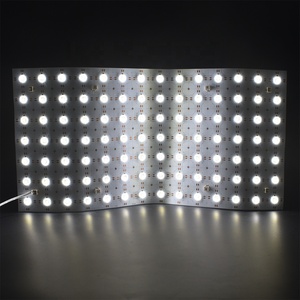 Miễn phí cắt 98LEDs <span class=keywords><strong>LED</strong></span> Backlight Bảng điều chỉnh với ống kính cho quảng cáo cảnh quan <span class=keywords><strong>LED</strong></span> ánh sáng màn hình tấm trang trí sử dụng ngoài trời - Product Image 2