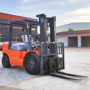 Mini carretilla elevadora todo terreno diésel de 3 toneladas, nuevo motor Kubota, carretilla elevadora de combustión interna para agricultura a la venta, envío gratis ofrecido - Product Image 2