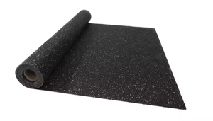 Yiacoustic High Performance Rubber <strong>Cork</strong> Foam Gym <strong>Tiles</strong> Black OEM Soundproofing Acoustic Underlay 3mm Thick 1m*10m Modern Design - Product Image 2