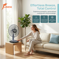 Ventilateur de bureau électrique de 16 pouces, 3 vitesses, fonctionnement silencieux, oscillation, inclinaison réglable, débit d'air élevé, ventilateur de bureau pour la maison et le bureau
