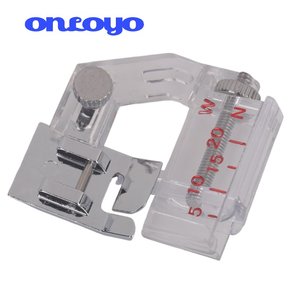 Pied presseur ajustable pour la pose de ruban biais, compatible avec Singer, Brother et la plupart des machines à coudre à tige basse, accessoires pour machines à coudre. - Product Image 3