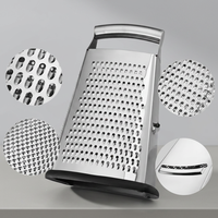 Spring Chef Eco-vriendelijke handmatige roestvrijstalen rasp (groot) vaatwasmachinebestendig groentegereedschap huishoudelijk keukengereedschap cadeau