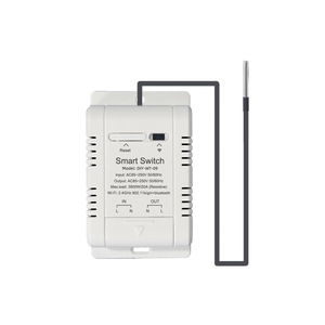 Interrupteur de température et d'humidité Wifi Ewelink 16A 20A 3800W 1M 2M Capteur Surveillance intelligente <span class=keywords><strong>Thermostat</strong></span> Compatible avec <span class=keywords><strong>Alexa</strong></span> - Product Image 1