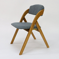 Chaise de salle à manger pliante en bois massif de style nordique, rembourrée sur mesure, design moderne de haute qualité pour restaurant et bureau