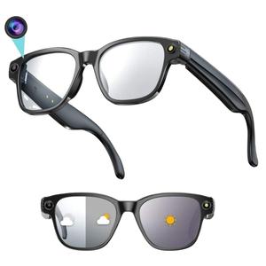 Lunettes Intelligentes L801 800W avec Caméra 4K, Étanchéité IP67, Chargement Magnétique, Verres à Teinte Variable pour Assistant IA, Commande Vocale et Musique Intelligente - Product Image 1