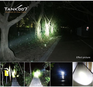 TANK007 Заводская распродажа перезаряжаемый фонарь <span class=keywords><strong>300</strong></span> Люмен Тактический фонарик алюминиевый светодиодный фонарь для кемпинга - Product Image 6