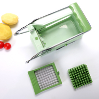Multifunctionele handmatige plastic keuken aardappelchips- en groentesnijder