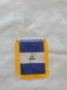 Banderas colgantes de espejo retrovisor <span class=keywords><strong>BURUNDI</strong></span> satinado personalizadas - Product Image 4