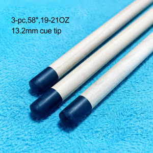 Premium Break Jump Cue Uni Lock Schnell stift <span class=keywords><strong>3</strong></span>-teiliger Ahornholz schaft BK3 Glatter Griff 58 Zoll 13,2mm harte Spitze - Product Image 6