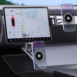 Stabilisation 360 support de téléphone portable rotatif support de voiture de téléphone portable support de téléphone de voiture magnétique pour écran de voiture Tesla - Product Image 2