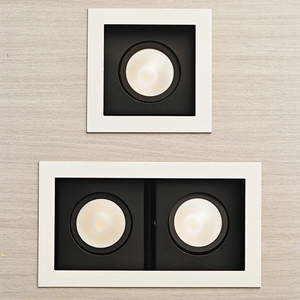 Đầu 2x35W ánh sáng tại chỗ điều chỉnh ánh sáng Trần LED COB 70W đôi đèn siêu thời trang mô hình 12W 15W hình chữ nhật Downlight - Product Image 1