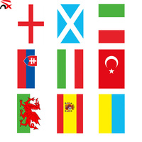 Vente en gros 2026 bannières personnalisées avec logo décoration extérieure drapeaux à cordes drapeaux de sport nationaux décoration de ventilateur de bar de centre commercial