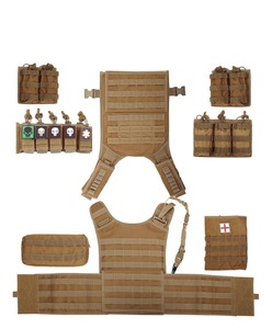 Gilet tactique imperméable multifonctionnel pour l'entraînement de survie en plein air Gilet de poitrine détachable et reconfigurable - Product Image 5