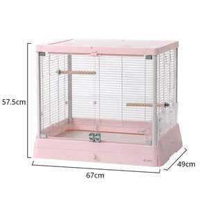 Dayang B6045 kandang burung plastik kaca panorama besar transparansi tinggi kandang burung beo rumah tangga untuk ayam jantan - Product Image 3