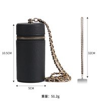 Étui à Rouge à Lèvres Personnalisé en Cuir PU, Petite Trousse Cosmétique, Mini Étui d'Emballage, Pochette Breloque Porte-clés, Housse pour Brillant à Lèvres et Maquillage Liquide