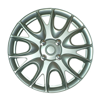 Cache-roues universels en plastique PP pour voiture, plusieurs styles, couleur argent, pour berline – Fournisseur d'usine