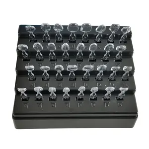 32pcs/Set Dental Veneer Mould Kit Different Shapes Veneers Mould Composite Resin Light Cure Front Teeth Mould Teeth Whitening