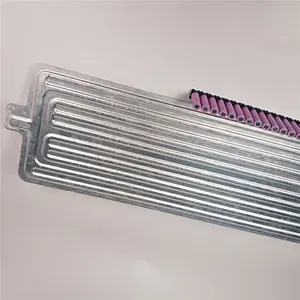 Алюминиевая охлаждающая пластина для лазерного литья, пайки, литий-ионной батареи, испарителя, с несколькими портами